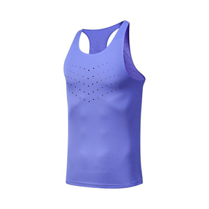 Chaleco deportivo de secado rápido para hombre, holgado, sin resistencia, transpirable, talla grande, para atletismo y maratón - Product Image 4