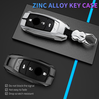 Étui à clés intelligentes en cuir et métal avec logo personnalisé pour Mercedes Benz Classe E S W213 E200 E260 E300 GLA CLA GLC GLE GLB AMG Accessoires