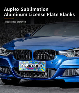 Placa de matrícula de sublimación de aluminio personalizada única auplex <span class=keywords><strong>2023</strong></span> para número de matrícula de coche personalizado DIY - Product Image 2