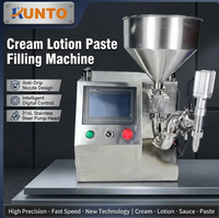 Machine de remplissage à pompe magnétique pour crème, lotion, miel, huile, sauce, gel, qualité alimentaire, acier inoxydable 304, haute précision ±1%