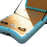 Plateforme de pêche gonflable en PVC de qualité commerciale DST, capacité <100 kg, logo et couleurs personnalisés, garantie 3 ans, pêche en haute mer