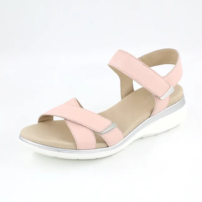 Sandalias de cuña de plataforma plana para mujer, calzado con punta abierta, moda coreana personalizada, para verano