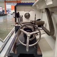 Tour CNC horizontal économique Stock Zede CK6150 à 2 axes avec commande GSK, robuste pour le tournage d'arbres, tour à banc plat