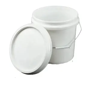 5 gallon or 20L printed plastic bucket with lid