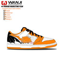 Sepatu gaya berjalan ringan Fashion penjualan langsung dari pabrik dengan Sneakers Khusus jus WRLD GBGR untuk pria