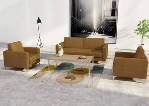 โซฟาหนังและโลหะคุณภาพสูงในโรงแรม - Product Image 5