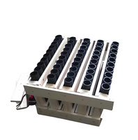 Lyson Supports de feux d'artifice en bois de 3 pouces avec coque d'affichage à 10 coups Solution de stockage de pétards accrocheur