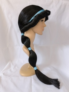 Peluca de fiesta de princesa de fibra sintética - Product Image 4