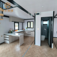 Maison conteneur pliable à double aile, extensible, plusieurs tailles, 2 étages, en acier, Casas Contenedor