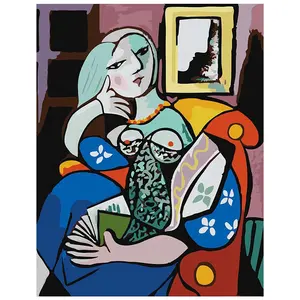 毕加索抽象壁画油画静物画抽象肖像画