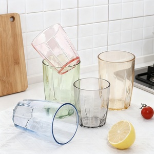 Juego de 6 Vasos de Acrílico de Colores, Irrompibles, Reutilizables, Libres de BPA, Apilables, para Jugos, Café Helado - Product Image 5