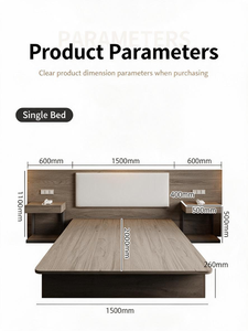 Muebles Combinados Modernos para Hotel, Hostal o Apartamento, Escritorio de Madera Contrachapada Rojo Marrón, Perchero, Soporte para TV, Taburete para Habitación - Product Image 4