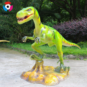 Statue de dinosaure en fibre de verre de simulation de <span class=keywords><strong>robot</strong></span> Sanhe - Product Image 2