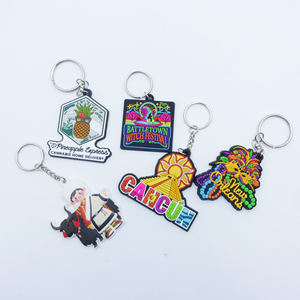 Porte-clés en caoutchouc personnalisés Chine : Breloques DIY, design sur mesure, souvenir de <span class=keywords><strong>voyage</strong></span> Mexique <span class=keywords><strong>Cancun</strong></span>, porte-clés en PVC souple pour filles - Product Image 2