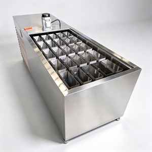 Machine à glaçons à refroidissement par air, grande machine à blocs de glace facile à utiliser pour la conservation des poissons au marché. - Product Image 1