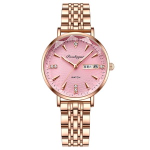 Montre à Quartz de Luxe Drioshipping pour Homme, Étanche, Bracelet en Acier Inoxydable, Boîtier en Alliage, Cadran en Verre, Aiguilles Ronda - Product Image 4