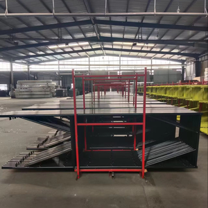 Échafaudage en alliage d'aluminium à charge lourde, surface galvanisée, roulettes disponibles - Échafaudage modulaire réutilisable, design moderne - Product Image 4