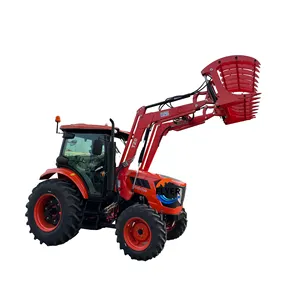 Agricultura Trator Cor Vermelha 75HP 4WD Agricultura Para Venda