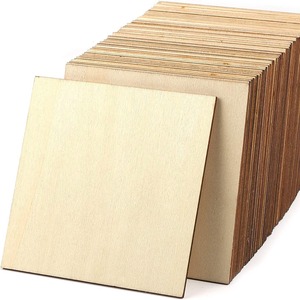 Piezas de <span class=keywords><strong>madera</strong></span> 200*250mm niños pintura material de <span class=keywords><strong>madera</strong></span> contrachapada de <span class=keywords><strong>madera</strong></span> de corte por láser cuadrado piezas - Product Image 4