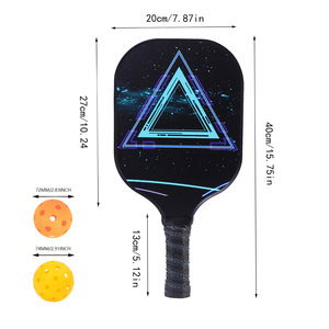 Juego de Palas de Pickleball, 2 Palas, 4 Pelotas, Bolsa de Transporte, Aprobado por la USAPA, Forma Estándar, Material de Fibra de Vidrio - Product Image 2