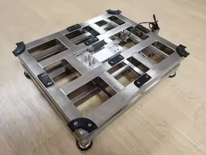 במשקל 500 ק "ג 45*60 קטן תעשייתי משקל מכונת מחיר ברזל ריתוך פלטפורמה בעלי חיים קנה קנה מידה גבוה - Product Image 3