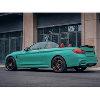 Film de protection auto-adhésif en vinyle PVC satiné vert menthe mat, changeant de couleur, anti-rayures, anti-UV pour carrosserie de voiture