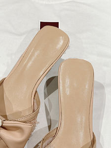 2025 트렌드 럭셔리 맞춤형 채널 여성의 휴가 샌들 비치 스타일 진짜 가죽 슬리퍼 여름 캐주얼 비치 샌들 - Product Image 5