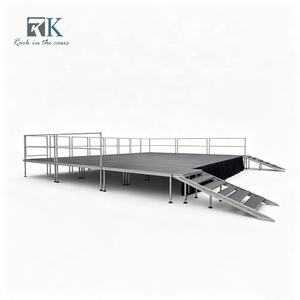 เวทีกลางแจ้งแบบพกพา ระบบเวทีอลูมิเนียมสำหรับจัดงานแสดง ขาย - Product Image 1