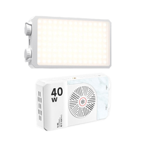 Panneau lumineux vidéo 40W, lumière LED portable pour caméra, lumière bicolore 2500-9000k, lumière pour caméra avec support pour photographie et vidéo, vlog
