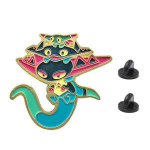 Nouvelle conception Broche fantaisie en alliage Dragon Fantôme Créature Artisanat Métallique Décoration de Sac à Dos - Product Image 4