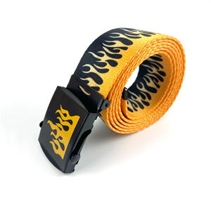 LOGOTIPO personalizado das mulheres dos homens cinto trançado elástico fivela plástica estiramento Webbing tecido cinto ao ar livre cinto de esportes - Product Image 2