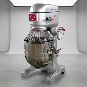 Batidora Eléctrica Planetaria Atlas Star 40L, la Más Vendida, para Panadería, Masa de Pan, Pasteles, 3 Velocidades, Tazón Mezclador de Acero Inoxidable, Gancho Amasador, Correa - Product Image 1