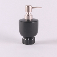 Ensemble d'accessoires de salle de bain en céramique en forme de bouquet de fleurs, distributeur de savon écologique simple et moderne, 1 pièce