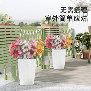 Bouquet de fleurs en soie multicolores, gypsophile, décoration d'intérieur, accessoires de mariage - Product Image 2