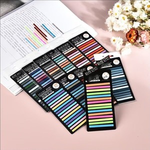 Siêu mịn chỉ số vật nuôi không thấm nước <span class=keywords><strong>Memo</strong></span> Pads trong suốt làm nổi bật phong cách Hàn Quốc đầy màu sắc tự dính ghi chú dán - Product Image 1