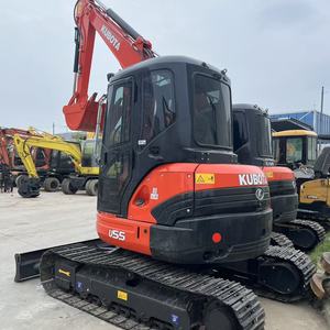 รถขุดตีนตะขาบขนาดเล็ก Kubota U55/U55-4/U55-5 5.5 ตัน มือสองคุณภาพสูงจากญี่ปุ่น ขายในราคาถูก - Product Image 5