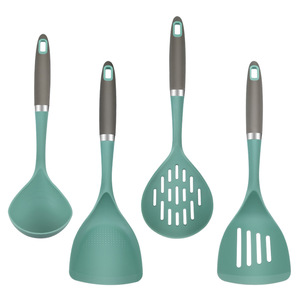 Ensemble de 4 spatules de cuisson en silicone antiadhésives et résistantes à la chaleur, y compris une cuillère tourneuse pour la friture. - Product Image 5