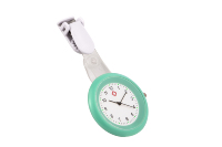 Montre d'infirmière personnalisée avec logo, boîtier en plastique coloré, mouvement à quartz, bracelet en caoutchouc, non étanche, rose, noir, jaune, vert, vente en gros, cadeau