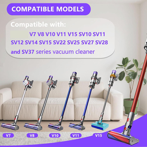 Tête d'aspirateur de remplacement compatible avec les aspirateurs sans fil <span class=keywords><strong>Dyson</strong></span> V7/V8/V10/V11/<span class=keywords><strong>SV10</strong></span> - Tête de brosse anti-emmêlement et fixation rapide - Product Image 3