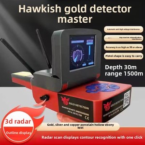 เครื่องตรวจจับโลหะใต้ดินรุ่นใหม่ ยี่ห้อ Made China Hawkish นำเข้าจากจีน อุปกรณ์ตรวจจับทองคำและสมบัติ - Product Image 3