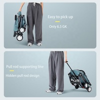 Nouveau Design de landau de luxe léger 3 en 1 Portable haut paysage réversible poussette de voyage pour bébé