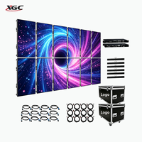 Mur vidéo LED en aluminium moulé sous pression 500*500, écran haute luminosité pour scène en direct, festival de musique, match sportif, mariage, publicité extérieure