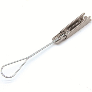 Collier de serrage pour câble à <span class=keywords><strong>fibre</strong></span> optique en aluminium, construction métrique, charge de rupture de 2 KN, certifié ISO9001 pour câble de descente téléphonique FTTX - Product Image 2