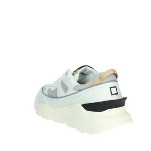 D.A.T.E. Baskets pour hommes M401-FM-DR-LG blanches taille 42 en toile – Chaussures tendance - Product Image 2