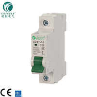 Interruptor Automático Miniatura (MCB) DZ47 C45 Tipo 1P 2P 3P 4P 6kA 230/400V para Riel DIN 6A-63A - ¡Oferta Especial!