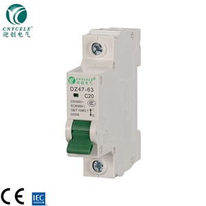 Miniatuur zekeringautomaat met hoge breekcapaciteit 6kA 10kA 1P 2P 3P 4P 230/400V B C D-karakteristiek DIN-rail - Product Image 4