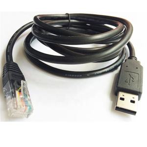 Cavi Rollover Seriali <span class=keywords><strong>USB</strong></span>-RJ45 FTDI RS232 di Alta Qualità, Nuovi OEM 2026, con Guaina in PVC Intrecciata Schermata da 1,8m per Console Computer - Product Image 3