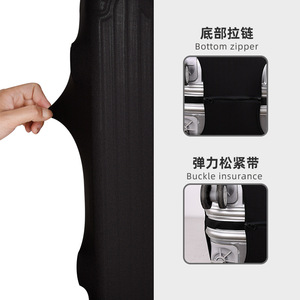 Housse de valise de voyage <span class=keywords><strong>personnalisée</strong></span>, protection élastique en spandex, housse de sac à bagages - Product Image 3