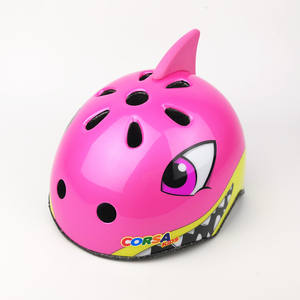 子供のためのかわいい漫画の動物のヘルメット子供用自転車ヘルメット自転車アクセサリー - Product Image 2