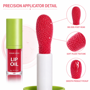 HKH Huile pour les lèvres hydratante personnalisée au collagène végétalien, huile de jojoba, acide hyaluronique, vitamine C, niacinamide et beurre de karité pour lèvres sèches et éclaircissantes - Product Image 4